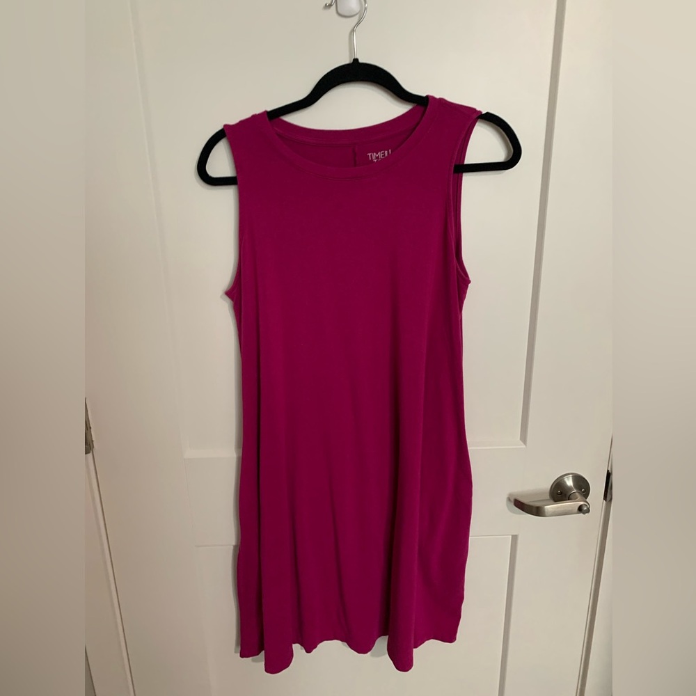 Time and Tru Fuchsia Tank Top Large (12-15)